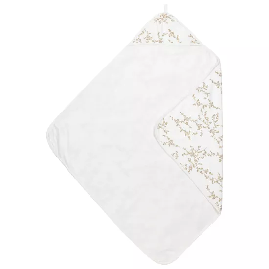 Meyco Baby Vannas dvielis ar kapuci Branches Sand 90x90cm