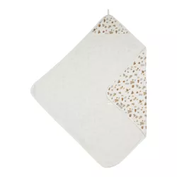 Meyco Baby Vannas dvielis ar kapuci Stains Neutral 90x90cm