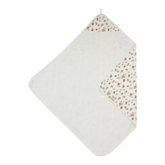 Meyco Baby Vannas dvielis ar kapuci Stains Neutral 90x90cm