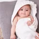 Meyco Baby dvielis ar kapuci terry Ruffle Offwhite 80x80cm