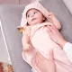 Meyco Baby dvielis ar kapuci terry Ruffle Soft Pink 80x80cm