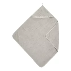 Meyco Baby dvielis ar kapuci terry Ruffle Greige 80x80cm