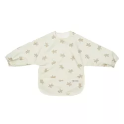 Meyco Baby Ūdensnecaurlaidīgs priekšautiņš ar piedurknēm Gingerbread Soft sand 4-18m