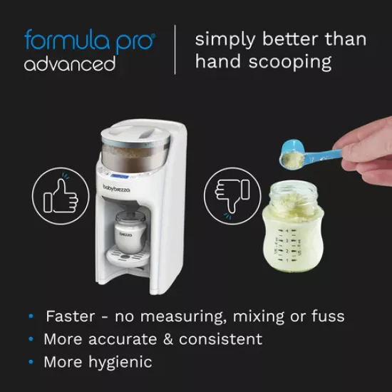 BabyBrezza Formula Pro Advanced Piena maisījuma gatavotājs Allwhite