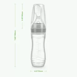 Haaka ложка-дозатор для детского питания - Peach