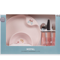 Bērnu trauku komplekts 6 gab. “Flowers & Butterflies”