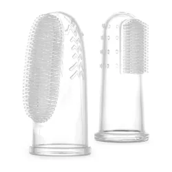 Зубная щетка для пальца Haaka Silicone Finger Toothbrush set XL 2pcs (S&L)