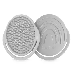 Детская щетка для шампуня Haaka Silicone Shampoo Brush Slate Green