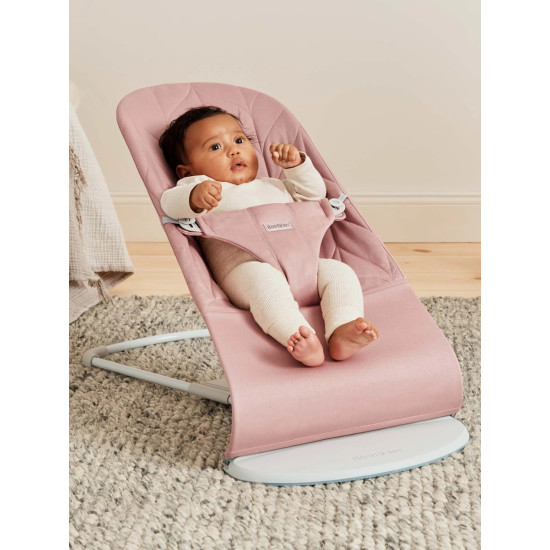 BabyBjörn Bliss atpūtas krēsls Dusty Pink Woven Petal