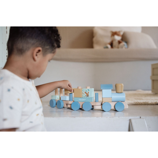 Koka Vilciens Little Dutch Stacking Train´Forest Friends´ FSC