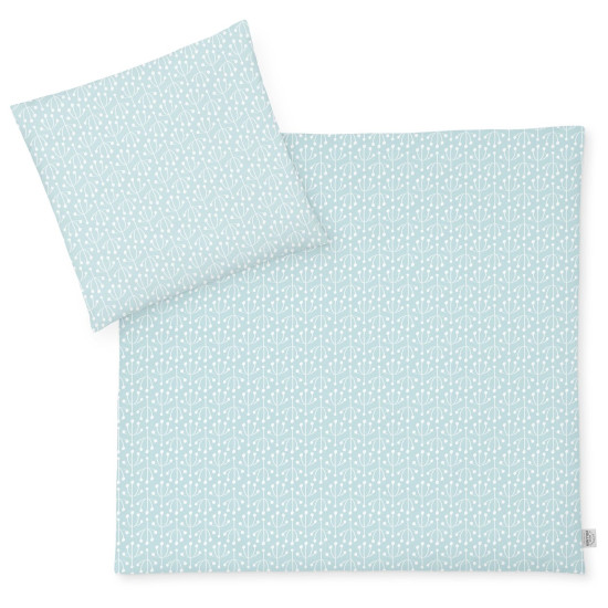 Gultas veļas komplekts JERSEY "Planty" 80x80 + 35x40 cm