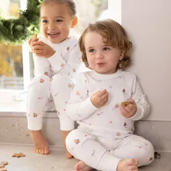 Livly Komplekts Little Gingerbreads 2 Piece Set White