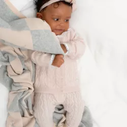 Livly Kašmira Komplekts Cashmere Cable Knit Set Pink