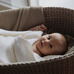 100% Natural Merino Wool Blanket Cream - Premium Collection