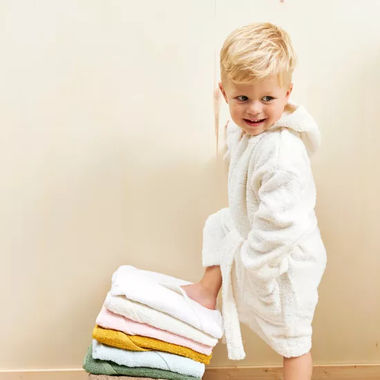 Meyco Baby Vannas dvielis ar kapuci Soft Pink 75x75cm