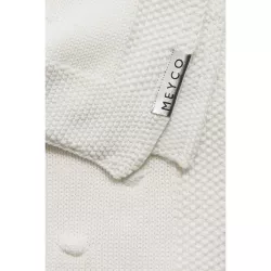 Meyco Baby Bērnu pleds Blanket Knots Offwhite 75x100cm