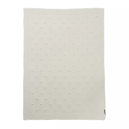 Meyco Baby Bērnu pleds Blanket Knots Offwhite 75x100cm