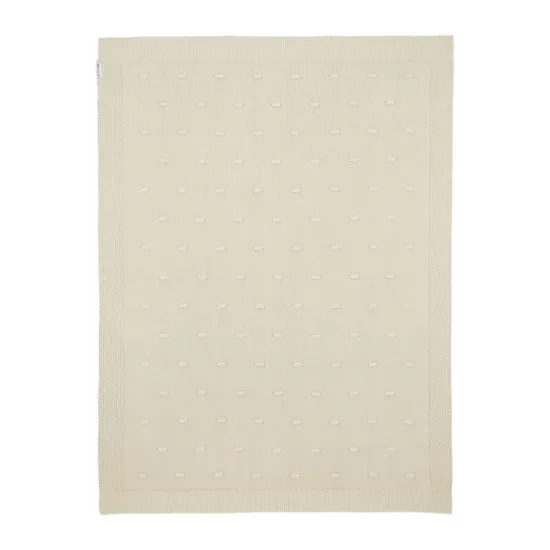 Meyco Baby Bērnu pleds Blanket Knots Soft sand 75x100cm