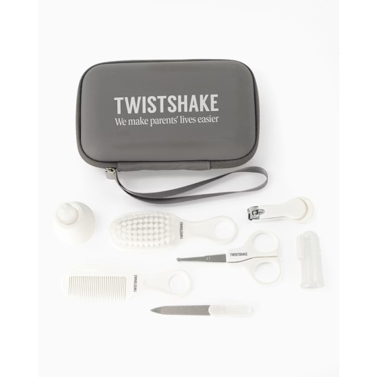 Twistshake Essential kopšanas komplekts 7-in-1, Grey & White