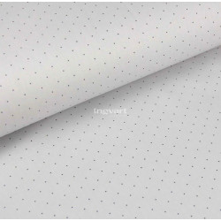Nika Bed Palags ar Gumiju "Dots on grey" 60x95 cm