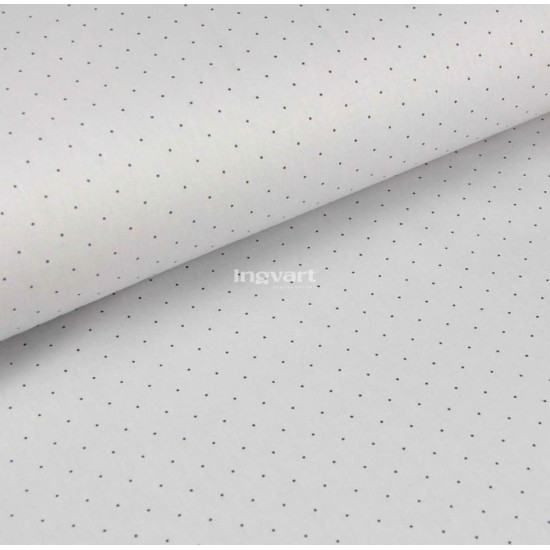 Nika Bed Palags ar Gumiju "Dots on grey" 60x95 cm