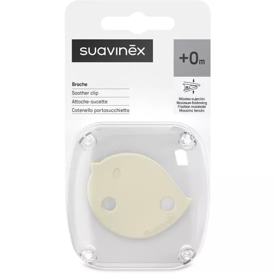 Suavinex Knupja klipsis Birdies Beige