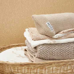 Набор муслиновых пелёнок Meyco Baby Branches Sand (3 шт, 30x30 см)