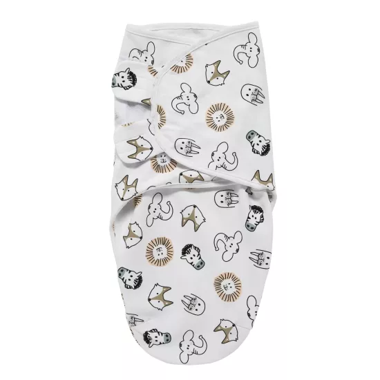Meyco Baby Animal Multicolour Autiņš ietīšanai 4-6m