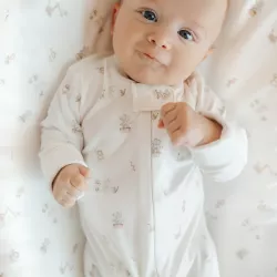 Слипик Livly Celebration Parade Zipper Footie White