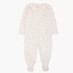 Слипик Livly Rose Garden Ruffled Collar Footie Ivory