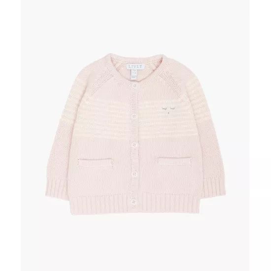 Kostīms Livly Baby Knitted Pink