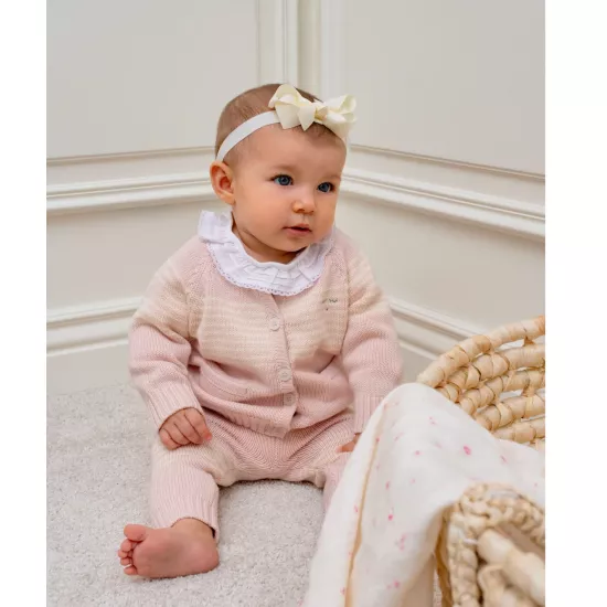 Kostīms Livly Baby Knitted Pink