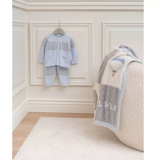 Kostīms Livly Baby Knitted Blue