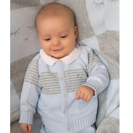 Kostīms Livly Baby Knitted Blue