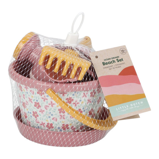 Little Dutch Pludmales komplekts 5 gab ´Pink Flowers´