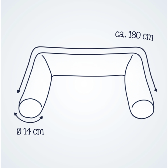 Bērnu gultiņā ielokāma apmale “Little bow”