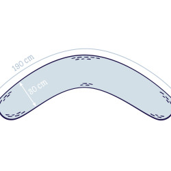 Pārvalks grūtnieču / zīdītājas spilvenam “Little Goose”