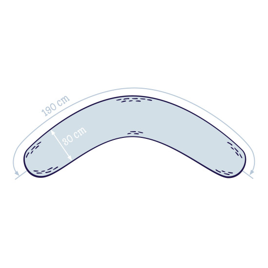 Pārvalks grūtnieču / zīdītājas spilvenam “Animals”