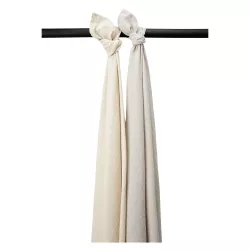 Meyco Baby muslīnu autiņu komplekts Soft Sand/Greige (2 gab., 120x120 cm)