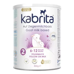 Kabrita 2 Maisījums zīdaiņiem uz kazas piena pamata no 6 līdz 12 mēnešiem 800g