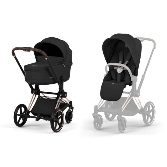 Rati Cybex Priam 5 Comfort Rose Gold – Sepia Black Complete