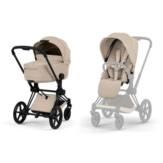 Rati Cybex Priam 5 Comfort Matt Black - Cozy Beige Complete