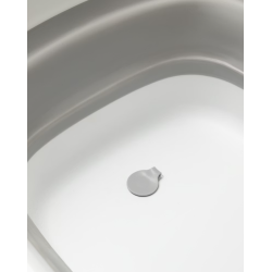 Vanniņa Ar Statīvu Twistshake Luxury Bath Kit White