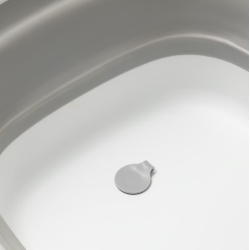 Vanniņa Ar Statīvu Twistshake Luxury Bath Kit White