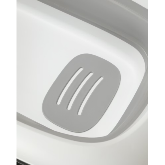Vanniņa Ar Statīvu Twistshake Luxury Bath Kit White