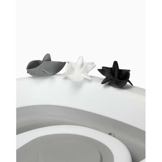 Vanniņa Ar Statīvu Twistshake Luxury Bath Kit White