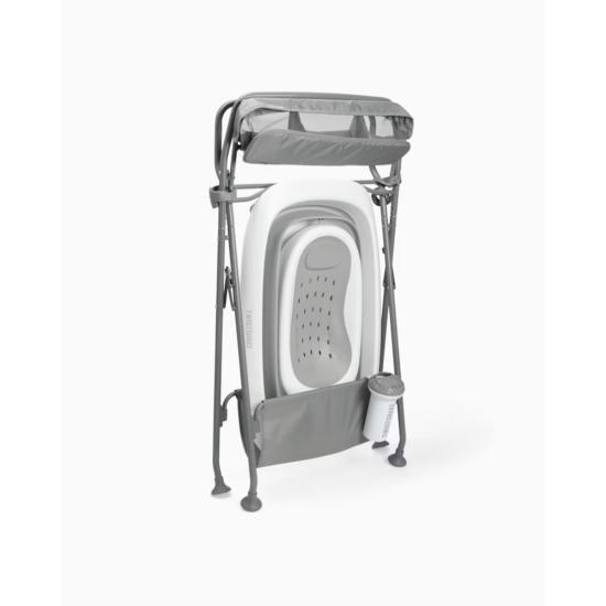 Vanniņa Ar Statīvu Twistshake Luxury Bath Kit White