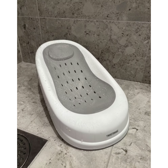 Vanniņa Ar Statīvu Twistshake Luxury Bath Kit White