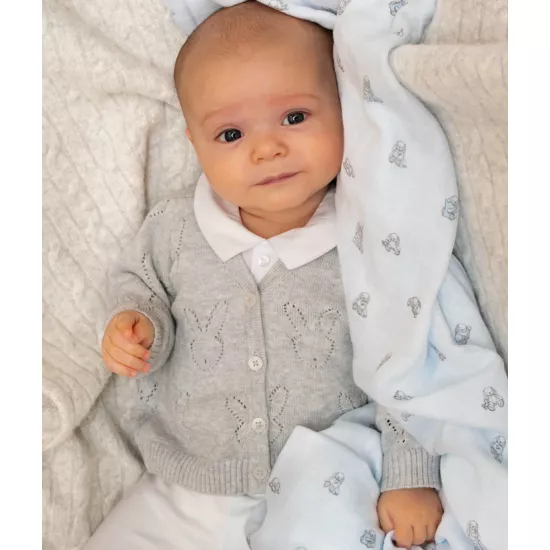 Kardigans Livly Bunny Knitted Cardigan Grey