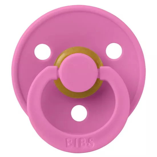 Knupīšu komplekts BIBS Colour Round  Bubblegum/Peri - 0-6/6-18 m